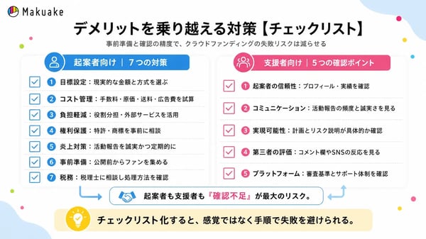 04_デメリットを乗り越える対策チェックリスト